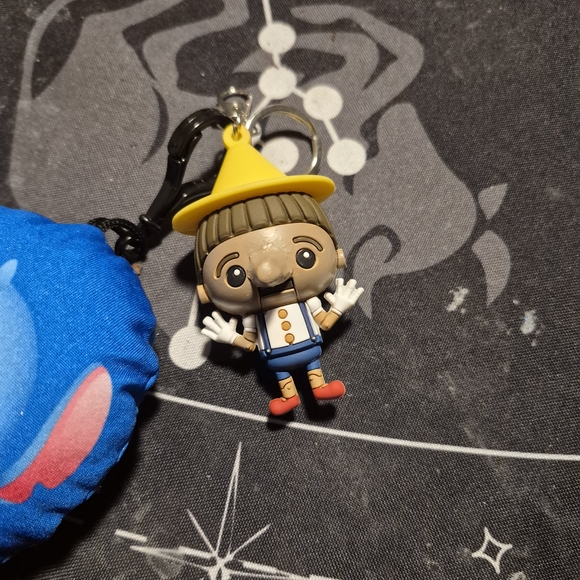 Blue Stuffed Animal Keychain - Picture 2 of 3